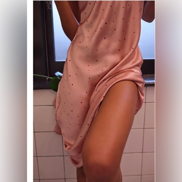 FREE PEOPLE Intimately free pink rose mauve Easy To Love Slip‎ dress size small - Picture 3 of 5